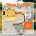 Step Down Converter for Dewalt 20V to 12V Adapter, Power Wheel Battery Adapter DC Voltage Regulator