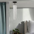 37" Hemobllo Japanese Paper Floor Lamp Shade Replacement, Beige Rice Paper Standing Cover with Iron Frame, Foldable