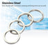 10Pcs Metal Washer Assortment, Stainless Steel Hardware Accessory Part Set Kit, 15mm OD 12mm ID Washer Set