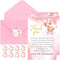 50 Pack Baby Shower Thank You Cards with Envelopes Stickers - Cute