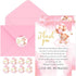 50 Pack Baby Shower Thank You Cards with Envelopes Stickers - Cute