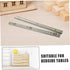 HAKIDZEL 2PCS Heavy Duty Keyboard Drawer Slide Rail Wide Full Extension Ball Bearing Slide for Bedside Cabinets