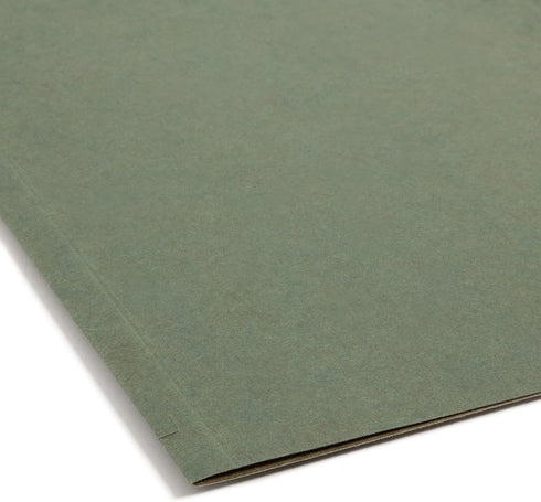 Smead Box Bottom Hanging File Folder, 1" Expansion, Legal Size, Standard Green, 25 per Box