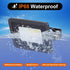 5Pack 10W 3x2 MIWAT Daylight LED Flood Light Outdoor, LED Work Light, Plug and Play, Waterproof Outdoor Floodlights