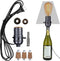 Bottle Lamp Kit with 9mm Glass Drill Bit, DIY Lamp Kit for Liquor Bottles, Slip on Socket, 8 Feet Power Cord