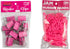 JAM Plus Pink Medium Binder Clips + Size 64 Rubberbands