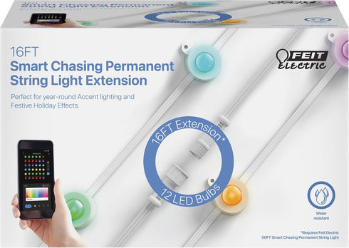 Feit Electric 16FT Extension Only for RGB Smart Permanent Outdoor Lights, Compatible