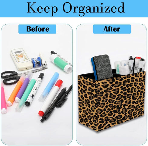 RVHOEZZM Set, 2 Pen Holder and Lace Mouse Mat Compartment Leather Pen Storage Boxes, Makeup Brush Storage Box, Suitable