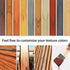 4 Pieces Wood Graining Tool, Rubber Knurling Tool for Wood Pattern Graining on All Surfaces