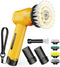 qimedo 5000mAh Battery Electric Spin Scrubber Q4, Handheld Scrubber for Cleaning with