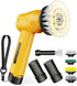 qimedo 5000mAh Battery Electric Spin Scrubber Q4, Handheld Scrubber for Cleaning with