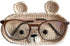 PMFACE Handcrafted Knitted Eyeglass Holder Stand, Crochet Eyeglasses Holder for Nightstand, Animal Eye Glass Holder