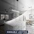 A15 Bulb, 60W 8.5W, Dimmable, 750 90, E26, 20, (4000K 6 Count (Pack 1)) LUXRITE Edison LED Equivalent, Enclosed Fixture