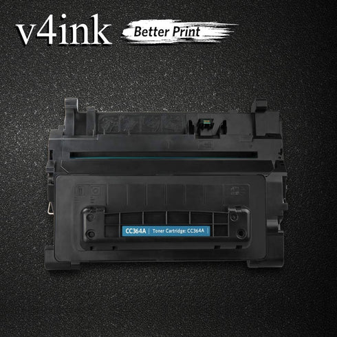 v4ink HP 64A CC364A Compatible Toner Cartridge Replacement (1-Pack) for Laserjet P4014 P4015 P4515 Printers