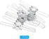 4.7" 10 Pack 2 PATIKIL Lampshade Spring Clip, Metal Fixing Spring Clip Forks Light Shade Adapter for Pendant Lamps