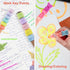 Dotbengc 4 Pack 20 Cute Mini Highlighter Pens, Pcs Stackable Marker Pens, Small Midliners Stationary Markers Pastel