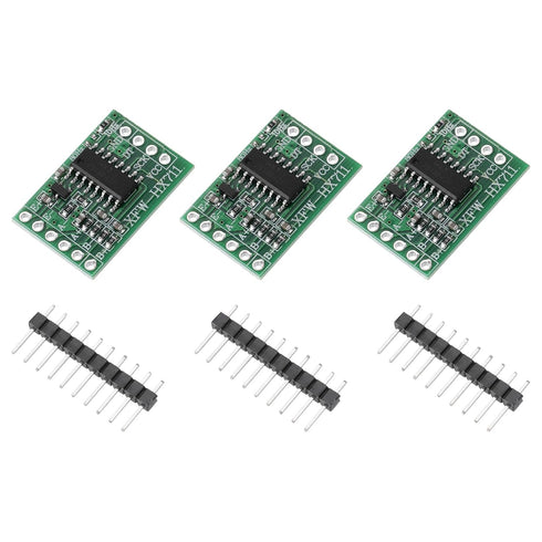 MECCANIXITY 3pcs HX711 Weighing Sensor, Dual-Channel 24 Bit Precision A/D for DIY Kitchen Scale