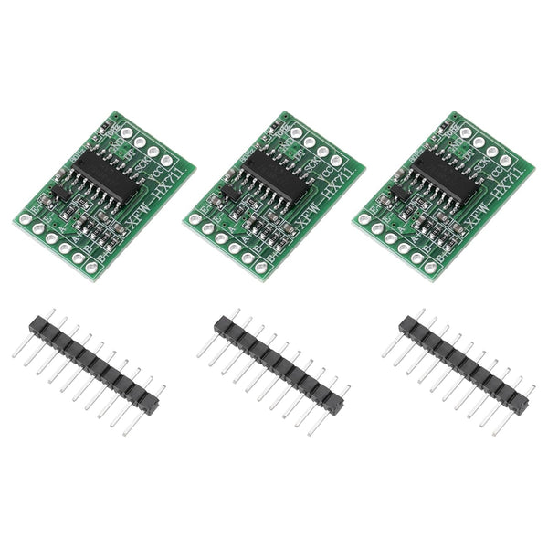 MECCANIXITY 3pcs HX711 Weighing Sensor, Dual-Channel 24 Bit Precision A/D for DIY Kitchen Scale