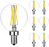 LiteHistory Dimmable e12 led Bulb g16.5 led Light Bulbs g16 Candelabra Bulbs