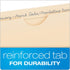 Pendaflex File Jackets, Flat, No Expansion, Manila, Letter Size, Straight Cut Tab, 100/Box