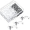 Boao 100 Pack LED Strip Light Mounting Clips Brackets Fixing Clips One