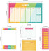 Bright Motivational Sticky Note Ensemble Set, 5 Notepad Set, 50 Sheets Per Pad, Modern Repositionable Notepad