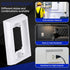 Kanayu 5 Pieces Electrical Box Extender, Shallow Surface Box Extender, Non Metallic, 1 Gang, White