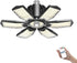 Motion Sensor Garage Light 200W 20000LM, Deformable LED Sensing Shop Lighting with