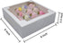 20pcs 8x8x2.5 Inch White Bakery Boxes Cookie Boxes with Window Treat Boxes Dessert Boxes for Cookie,Pastry,Donut,Muffins,Chocolate,Cupcake and Pie
