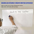 Static Whiteboard Wallpaper Roll - Portable Restickable Dry Erase White Board Wall Paper (16.5X196 in.) for Home