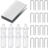 40 Pieces Plantation Shutter Repair Tool Set, 20 Pcs Louvers Staples and 20 Pcs Spring Loaded Shutter Pins