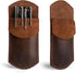 Hide & Drink Pocket Protector Pencil Pouch Pen Holder for Backpacks, Lab Coats, Office Essentials, Handmade Full Grain