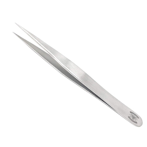 Scientific Labwares High Precision Stainless Steel Lab Tweezers/Forceps with Straight Very Fine Point