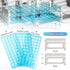 Annhua Plastic Test Tube Rack for 16mm Tubes, Holds 50, Detachable Tube Holder Tray