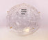 Crystal Asfour 1 4-Inches, 5 30% 5 Crystal Piece - Side Holes - Clear Lead Crystal Chandelier Bobeche with Gold Pin