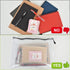 Vuzvuv 22Pcs Large Mesh Zipper Pouch, A3 Size 16.9"x12", Plastic Document Bag with Label Sticker for School Travel