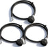 MsTental 3Pcs Shampoo Bowl Hose and Sprayer,Salon Spray Head with Rubber Hoseto Faucet
