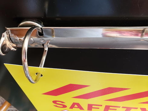 SDS Magnetic Hanging 3-Ring Binder, 1” D Ring with SDS Cover Sheet for Safety Data Sheets
