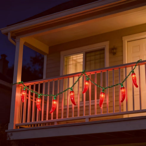 35 Commercial 18 LUCKY SHINE Red Pepper Decorative Lighting String, Grade LED Chili String Lights FT, for Christmas