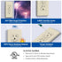 15 2 Pack ELEGRP GFCI Outlet Outdoor, Amp Self-Test GFI Electrical Outlet with Thinner Design, Weather & Tamper