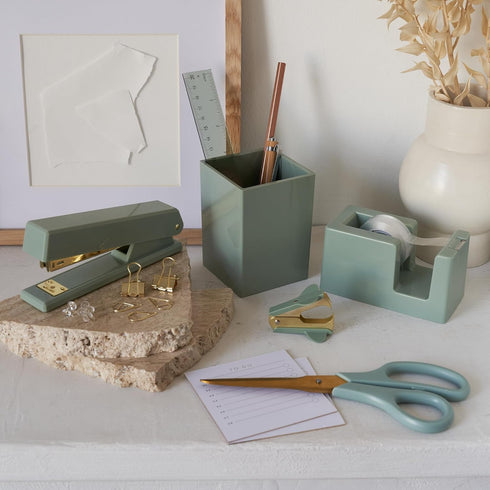 Set Set Aesthetic Desk Accessories - A Complete Desktop Organizer For Women Enhances Any Office Decor - An Office