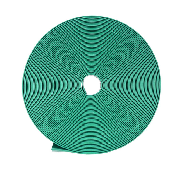 uxcell Heat Shrink Tubing - 8mm Dia 12.5mm Flat Width 2:1 Heat Shrink Wrap Cable Sleeve 5m Green