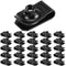 25 Pcs Extruded U Type Nuts, Bumper Fender U Style Clip Fasteners for Automotive Metal Fender Grill