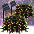 Taoushuleng 2 Pack Solar Multicolor String Lights Outdoor, Total 200 LED Each 40Ft