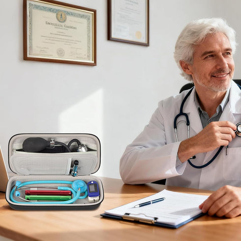 3M Stethoscope Case Compatible with Littmann Classic III/for MDF Instruments/for Paramed/for FriCARE Monitoring