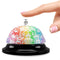 Floral Design Front Desk Bell for Service - Stainless Steel Classroom Bell with Clear Sound for Teachers