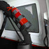 Adjustable Roll Bar Fire Extinguisher Mount Holder for 3 lb Jeep Wrangler Unlimited, Black with USA Flag