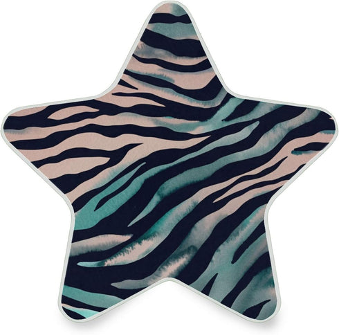 Burbuja Zebra Skin LED Night Light Plug into Wall 0.2W Star-Shaped Nightlight Dusk