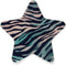 Burbuja Zebra Skin LED Night Light Plug into Wall 0.2W Star-Shaped Nightlight Dusk