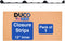Duco 12 Inch Inside Profile R Panel Foam Closure Strips for Metal Roofing Panels - 3 Feet Long, Black Ribbed